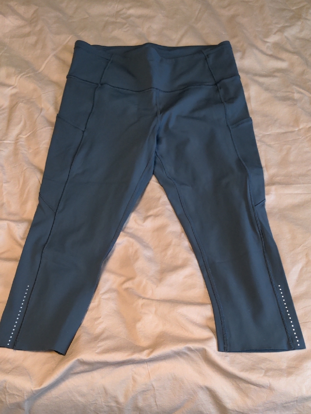 Like New Lululemon 19 Inch Fast And Free Capri Leggings